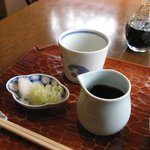 地球屋 - 薬味はネギと辛味大根
