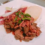 創作イタリアン Gemelli - お店からのアミューズ お肉の煮込み