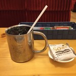 コメダ珈琲店 - アイスコーヒーとサービスの豆
