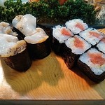 次郎長寿司 - 明太イカ　つぶ貝