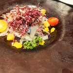 シーフードレストラン＆バー SK7 - 炙り金華〆鯖