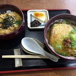 そば 花しん - ミニ玉丼＋きつねそばセット