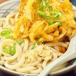 丸亀製麺 - ぶっかけうどん＋野菜かき揚げ