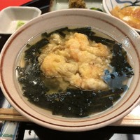 天一 本店 - かき揚げの茶漬
