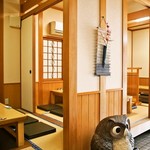 すし兆 - 店内（小上がりのテーブル席）