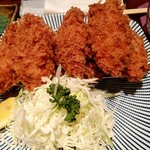 とんかつ檍 - 牡蠣フライ定食