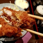 とんかつ檍 - 牡蠣フライ　リフト！