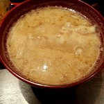 とんかつ檍 - 豚汁