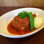 ジャム cafe 可鈴 - 今週のメイン『ハンバーグ トマト煮込』