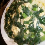 中華家庭料理 雲海 - ニラ玉あんかけ冷やし中華up【2011年6月】