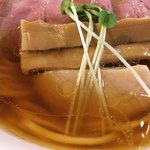 らぁ麺やまぐち - 太メンマと鷄モモ肉