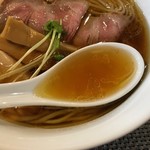 らぁ麺やまぐち - 会津地鶏のスープ