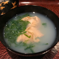 日本料理 晴山 - ●蛤とワカメのお椀