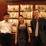 ザ ロビーラウンジ - 中：フルートのVasela Laleva-Vichevaさん　　　右：ピアノのTomislav Vichevさん 