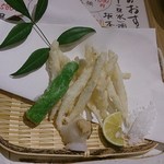 寿司 築地日本海 - しら魚天ぷら