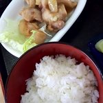 マメ助 - ご飯は少々柔めかなぁ…