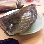 割烹 やました - 平らぎ貝の刺身　貝のままやって来ます.JPG