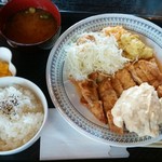 スマイルカフェ - チキン南蛮定食　550円