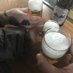 宮原酒店 - ではキリンと言う名のビールで乾杯ね〜♫❗️