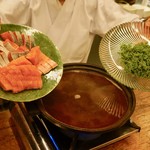 魚津屋 - 鱒と花山椒の鍋