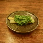 魚津屋 - ホワイトアスパラガスとグリーンアスパラガス