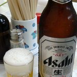 御徒町食堂 - ビール　550円　アサヒとキリンがあります！