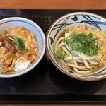 丸亀製麺 - 2018.3.17  ぶっかけうどんと親子丼