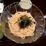 燻製居酒屋　くゆり - 桜うどん ざる