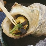 千石寿司 - サザエのつぼ焼き