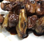 やきとり屯 - スタミナ焼き＝かしら＋ニンニクです。