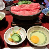 荒井屋 万國橋店 - 牛鍋はもちろん付け合せも美味しかったです