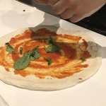 ピッツェリア・エ・バール・レガーメ - ポモは薄め