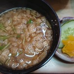 珠むら - この味噌汁が美味しい。