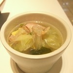 かんてんぱぱカフェ - かんてん入りスープ