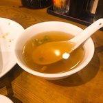 中華料理 香満園 - ③セットのスープ