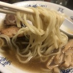 煮干そば 流。 - 煮干しそば 並 麺リフト