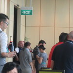 Club 55 - ラウンジ入口、混雑時はここでシャンパンが振舞われます