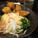 豊力 - ・若鶏天ぶっかけうどん