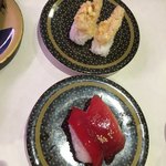 はま寿司 - のどぐろの天ぷらとマグロ赤身