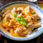 Mendokoro Tsuyami - 月見うどん親子丼セット　600円