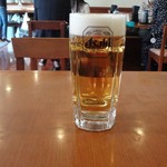 ホワイト餃子 - 生ビール