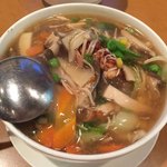 薊丘 - おこげと五目煮