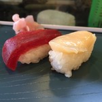 鮨処 さか井 - まくろ・帆立貝柱