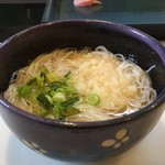 鮨処 さか井 - お昼限定に付いてるにゅうめん…夏はそうめんになると思います