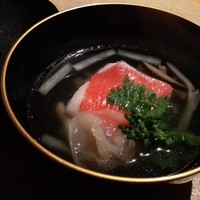 六雁 - 金目の酒蒸し
