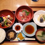 いとはん三日月 - いとはん彩（いろどり）弁当1200円