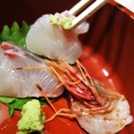 いとはん三日月 - 御刺身盛合わせ