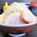 ラーメン二郎 - 小ラーメン＋ニンニク多め野菜