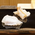 日本橋蛎殻町 すぎた - ミル貝と鮃