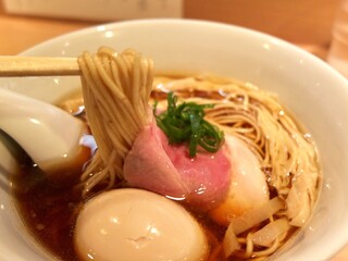 Ramen Hayashida - 味玉入り醤油らぁ麺